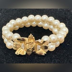 Richelieu vintage faux pearl bracelet